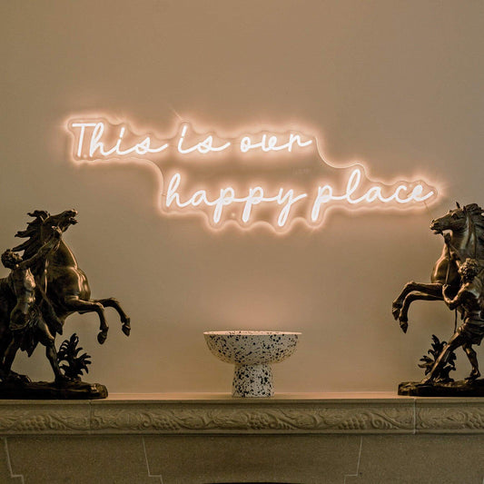 THIS IS OUR HAPPY PLACE - Little Rae Neon Signs
