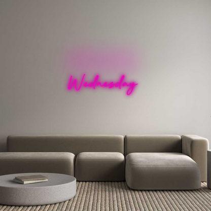 Custom Neon: Wednesday