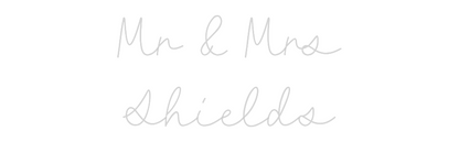 Custom Neon: Mr & Mrs
Shi...