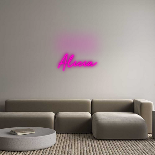 Custom Neon: Alicia
