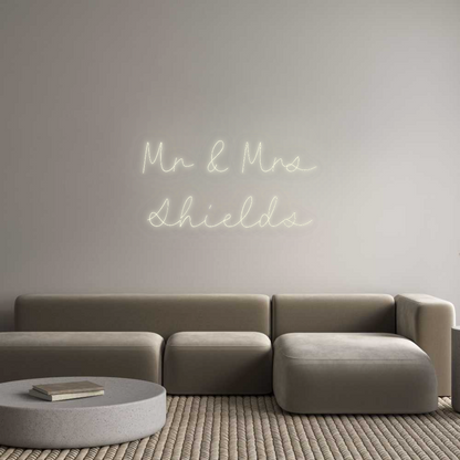 Custom Neon: Mr & Mrs
Shi...