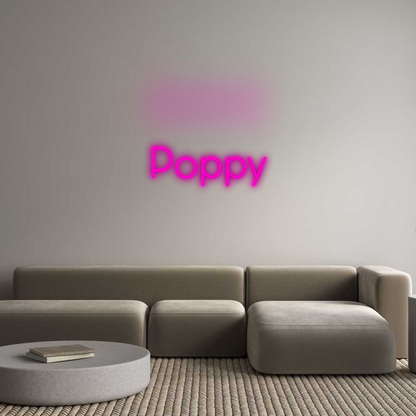 Custom Neon: Poppy
