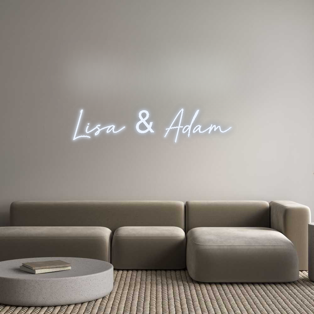 Custom Neon: Lisa & Adam
