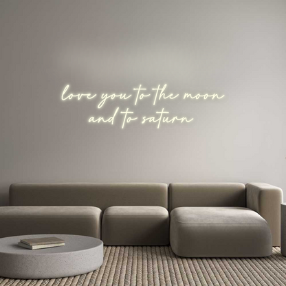 Custom Neon: love you to t...