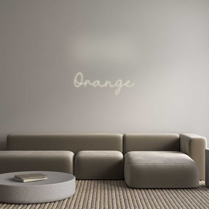 Custom Neon: Orange