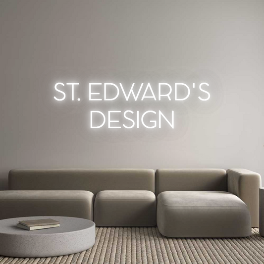 Custom Neon: ST. EDWARD'S...