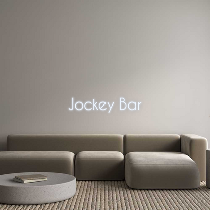 Custom Neon: Jockey Bar