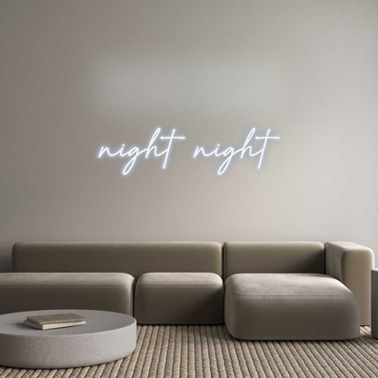 Custom Neon: night night